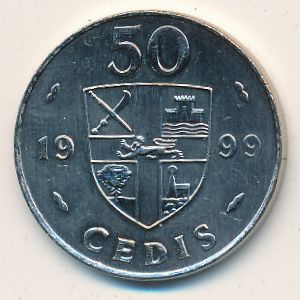 Ghana, 50 cedis, 1995–1999