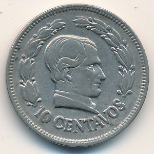 Ecuador, 10 centavos, 1928