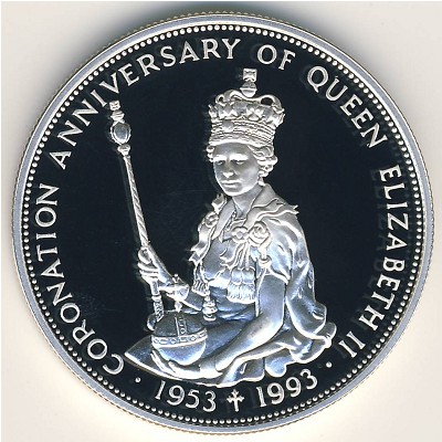 East Caribbean States, 10 dollars, 1993 East Caribbean States, 10 dollars, 1993