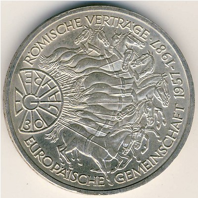 ФРГ, 10 марок (1987 г.) ФРГ, 10 марок (1987 г.)