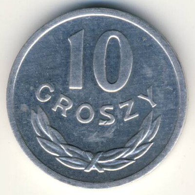 Польша, 10 грошей (1961–1985 г.)