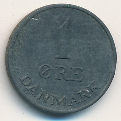 Denmark, 1 ore, 1948–1955 Denmark, 1 ore, 1948–1955