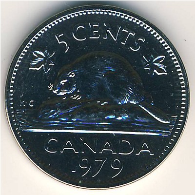 Канада, 5 центов (1979–1981 г.)