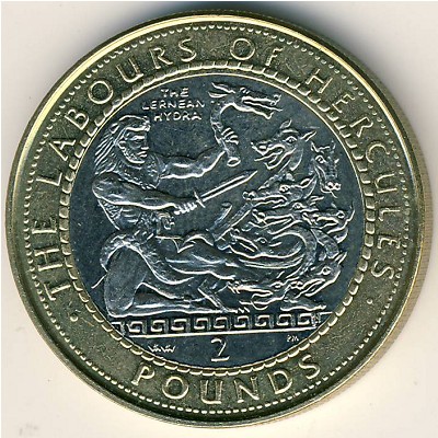 Гибралтар, 2 фунта (1998 г.)