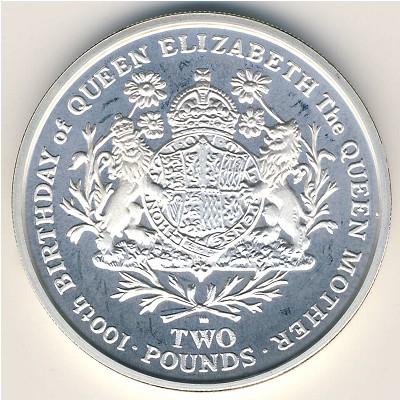 Южная Джорджия и Южные Сендвичевы острова, 2 pounds, 2000 Южная Джорджия и Южные Сендвичевы острова, 2 pounds, 2000