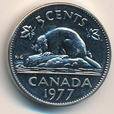 Канада, 5 центов (1965–1978 г.)