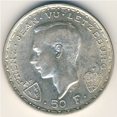 Люксембург, 50 франков (1946 г.)