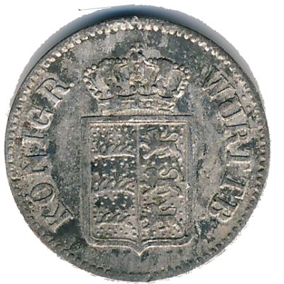 Вюртемберг, 3 крейцера (1842–1856 г.) Вюртемберг, 3 крейцера (1842–1856 г.)