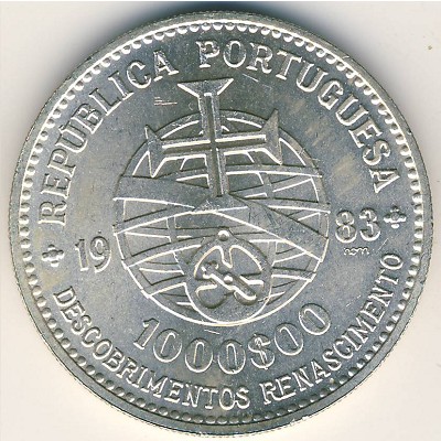 Португалия, 1000 эскудо (1983 г.)