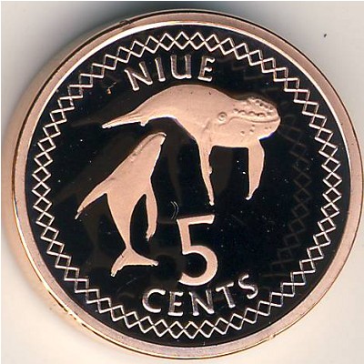Ниуэ, 5 центов (2009–2010 г.) Ниуэ, 5 центов (2009–2010 г.)