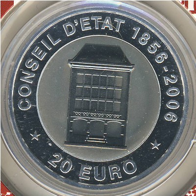 Люксембург, 20 евро (2006 г.)