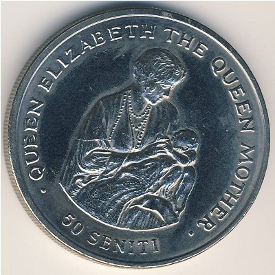 Тонга, 50 сенити (1985 г.) Тонга, 50 сенити (1985 г.)