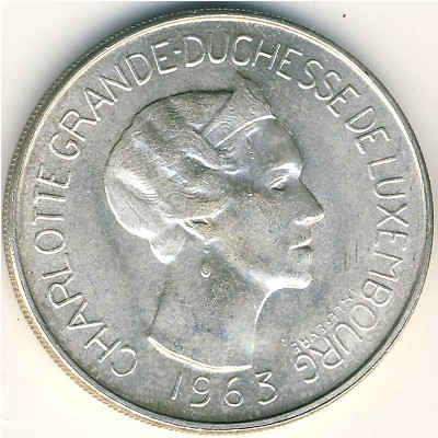 Люксембург, 100 франков (1963 г.)