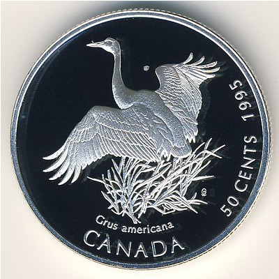Canada, 50 cents, 1995