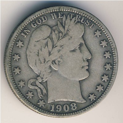 USA, 1/2 dollar, 1892–1915