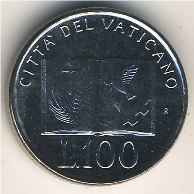 Ватикан, 100 лир (1992 г.)