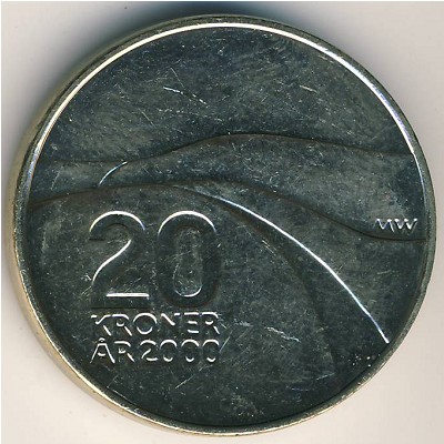 Норвегия, 20 крон (2000 г.)