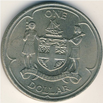 Fiji, 1 dollar, 1969–1976