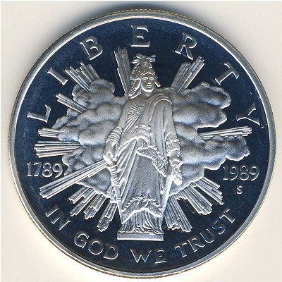 США, 1 доллар (1989 г.)
