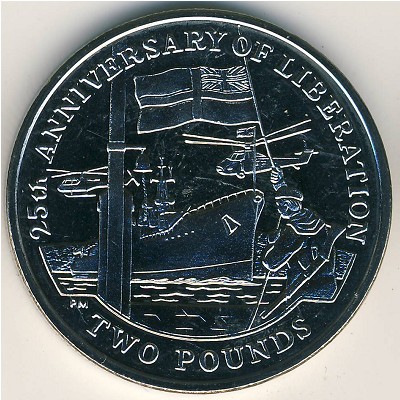Южная Джорджия и Южные Сендвичевы острова, 2 pounds, 2007 Южная Джорджия и Южные Сендвичевы острова, 2 pounds, 2007