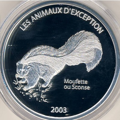 Congo Democratic Repablic, 10 francs, 2003 Congo Democratic Repablic, 10 francs, 2003