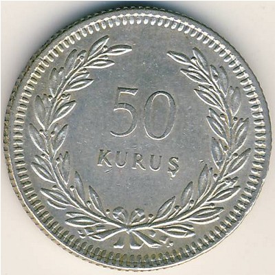 Турция, 50 куруш (1947–1948 г.)