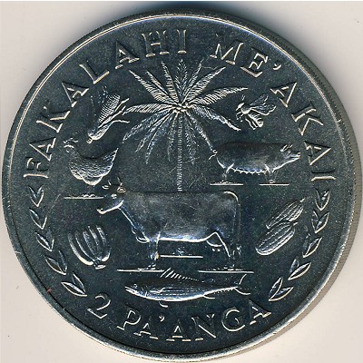 Тонга, 2 паанги (1975–1977 г.)