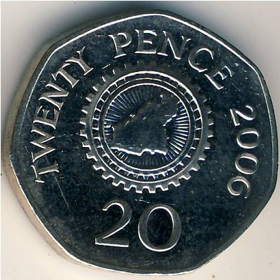 Гернси, 20 пенсов (1999–2012 г.)