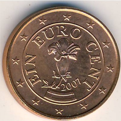 Австрия, 1 евроцент (2002–2020 г.) Австрия, 1 евроцент (2002–2020 г.)