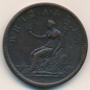 Великобритания, 1 пенни (1806–1808 г.)