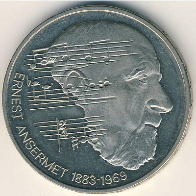 Switzerland, 5 francs, 1983