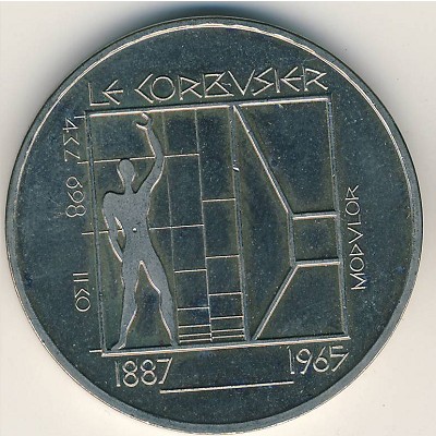 Switzerland, 5 francs, 1987