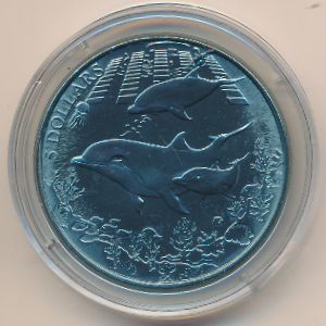 Виргинские острова, 5 долларов (2014 г.)