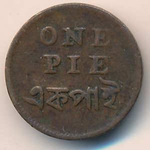 Bengal, 1 pie, 1831