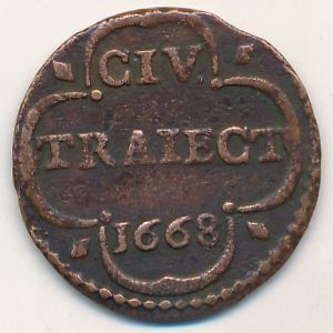 Utrecht, 1 duit, 1657–1687