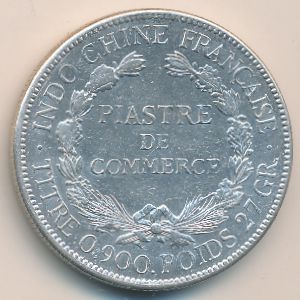 Французский Индокитай, 1 пиастр (1921–1922 г.)