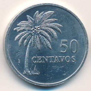 Guinea-Bissau, 50 centavos, 1977