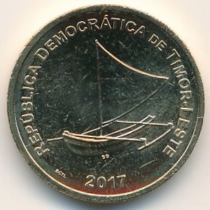 East Timor, 25 centavos, 2003–2017 East Timor, 25 centavos, 2003–2017