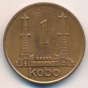 Nigeria, 1 kobo, 1987–1988