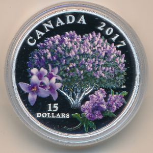 Канада, 15 долларов (2017 г.)