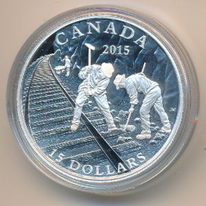 Канада, 15 долларов (2015 г.)