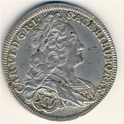 Австрия, 15 крейцеров (1733&ndash;1738 г.)