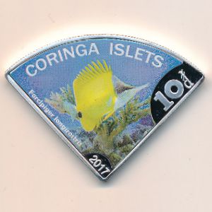 Coring Islands., 10 dollars, 2017