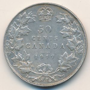 Канада, 50 центов (1912–1919 г.)