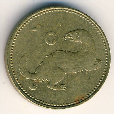 Malta, 1 cent, 1986