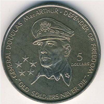 Ниуэ, 5 долларов (1989 г.) Ниуэ, 5 долларов (1989 г.)