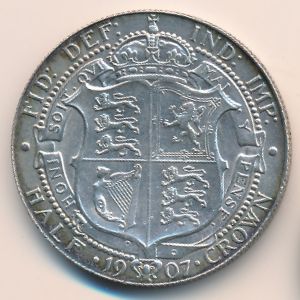 Great Britain, 1/2 crown, 1902–1910