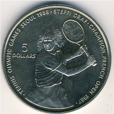 Niue, 5 dollars, 1987 Niue, 5 dollars, 1987