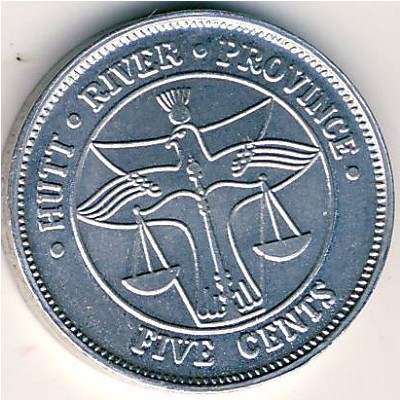 Хатт Ривер., 5 центов (1976–1978 г.)