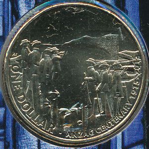 Австралия, 1 доллар (2015 г.)